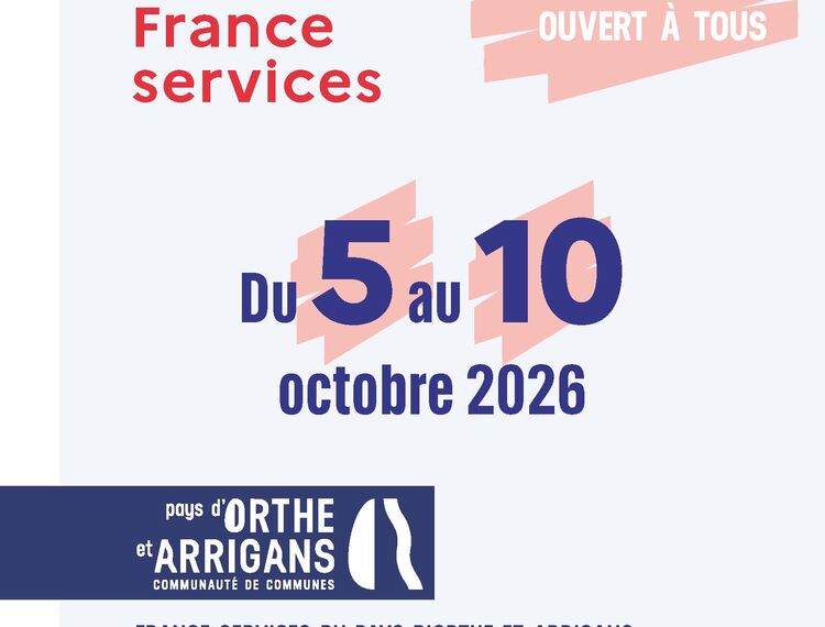 Affiche des Journées France Services 2026