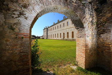 L'Abbaye de Sorde - Vue gloriette