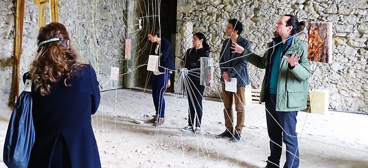 Vernissage exposition Lieues Sonores, Abbaye de Sorde