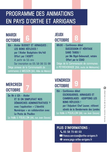 Atelier Budget et Arnaques : les bons réflexes